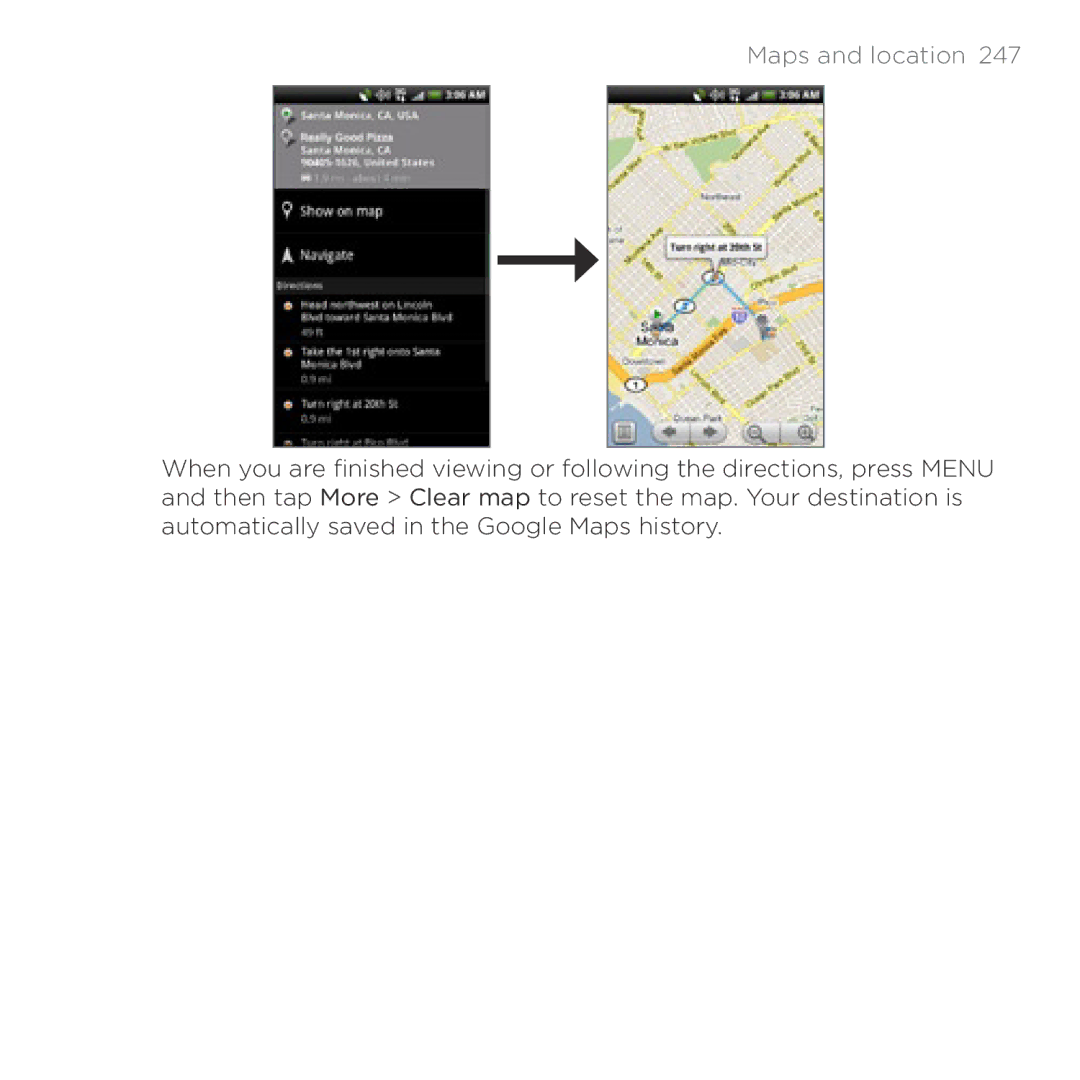 HTC HTC Desire manual Maps and location  